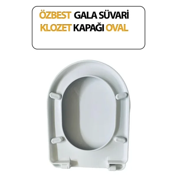 Klozet Kapağı, Duvara Sıfır, Gala Süvari, Hijyenik, Basit Kurulum Tak Kullan - Görsel 3