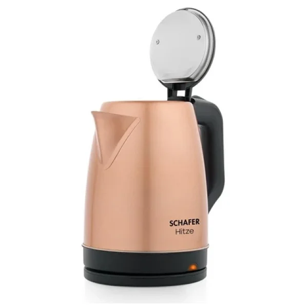 Schafer Hitze 2.0 lt Rose Gold Çelik Kettle - Görsel 2