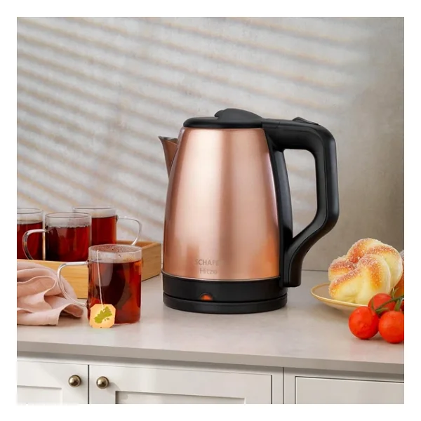 Schafer Hitze 2.0 lt Rose Gold Çelik Kettle - Görsel 3