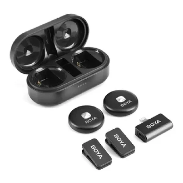 Boya Omic-D Wireless 2'li Lightning Yaka Mikrofonu - Görsel 4