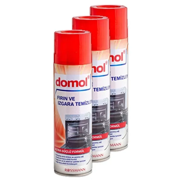 Domol 500 ml 3'lü Fırın ve Izgara Temizleyici - Görsel 4
