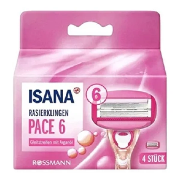 Isana 6 Bıçaklı 4'lü Yedek Tıraş Bıçağı - Görsel 5