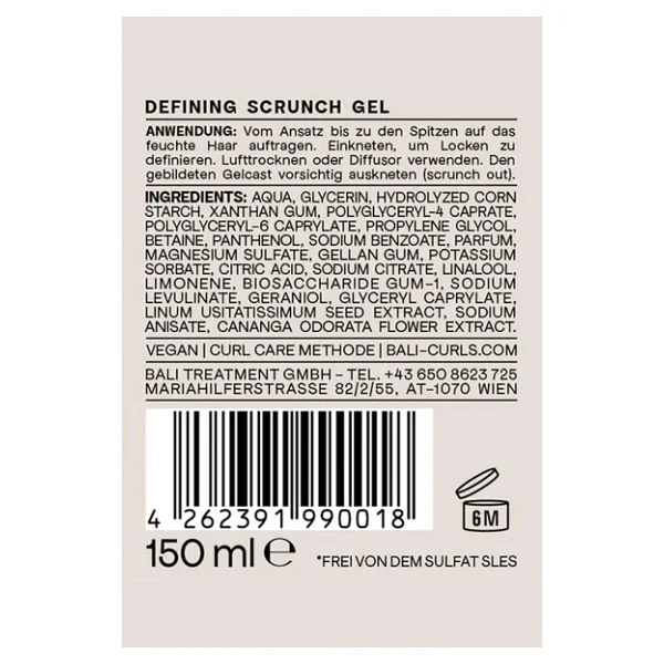 Bali Curls Bukle Belirginleştirici Jel 150 ml Saç Kremi - Görsel 4