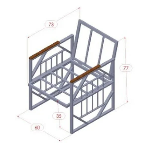 Ufuk Home Violet 2+1+1+Masa Bahçe & Balkon Takımı - Görsel 4