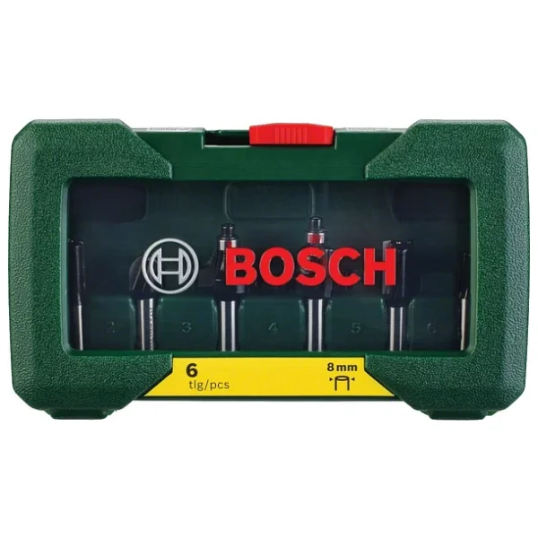 Bosch 2607019463 6 Parça 8 mm Şaftlı Freze Seti - Görsel 3
