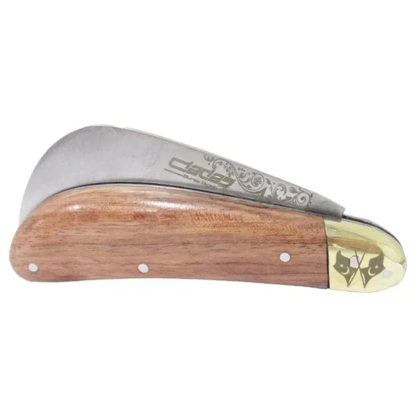Dadaş Aşı Bıçağı Eğri Ağız Ahşap Sap 19cm- Bursa - Görsel 3
