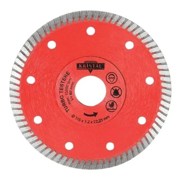 Kristal Turbo Elmas Testere 115 mm - Görsel 3