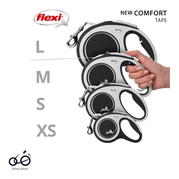 Flexi New Comfort XS Beden Mavi 3 M Şerit Tasma - Görsel 6