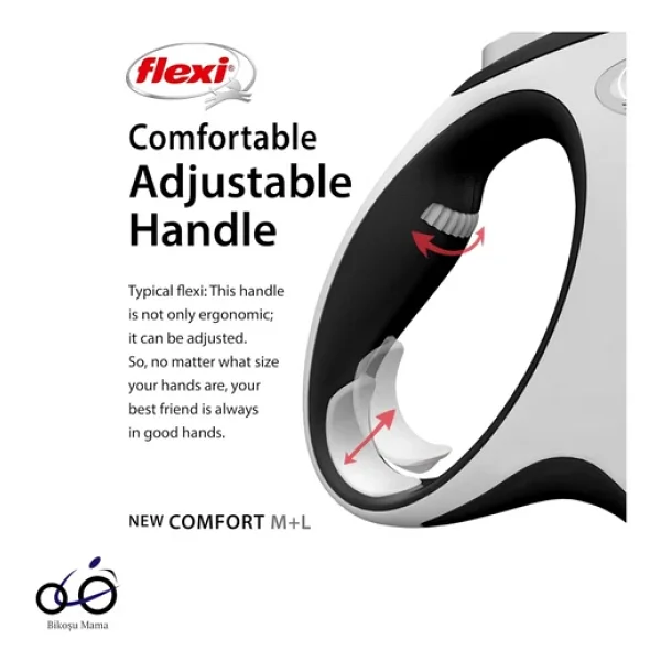 Flexi New Comfort XS Beden Mavi 3 M Şerit Tasma - Görsel 4