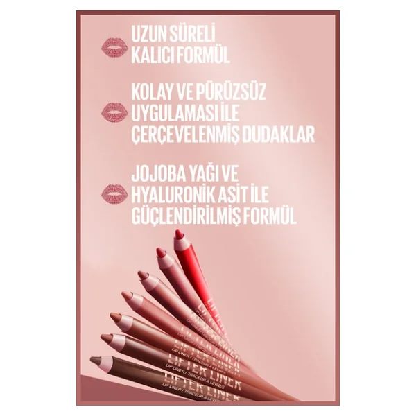 Maybelline New York Lifter Liner 011 Upstate Dudak Kalemi - Görsel 9