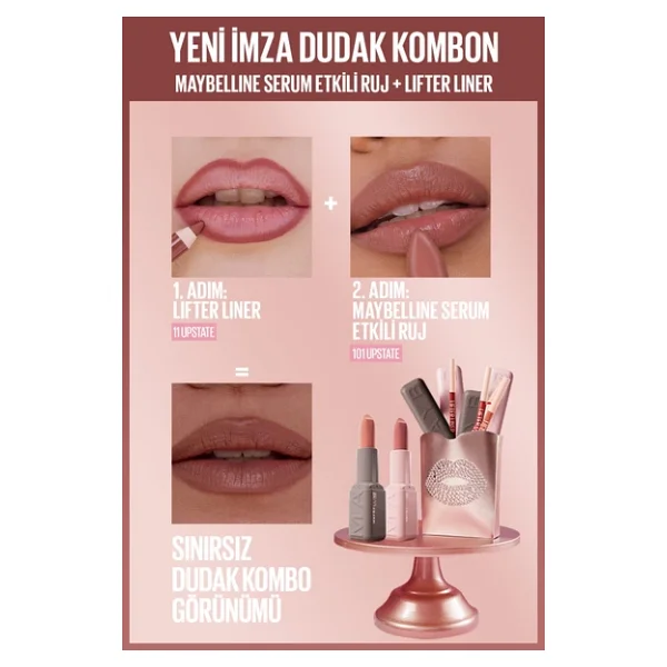 Maybelline New York Lifter Liner 011 Upstate Dudak Kalemi - Görsel 10