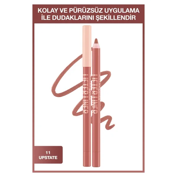 Maybelline New York Lifter Liner 011 Upstate Dudak Kalemi - Görsel 6