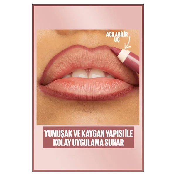 Maybelline New York Lifter Liner 011 Upstate Dudak Kalemi - Görsel 7