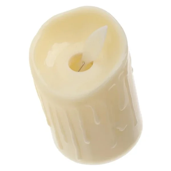 Alevli Led Mum Hareketli Alev Görünümlü Dekoratif Mum - 7cm - Görsel 4