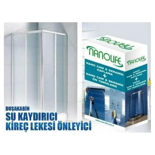 Nanolife Nanoteknolojik Duşakabin Su Kaydırıcı 2 Yıl Etkili 091764 - Görsel 4