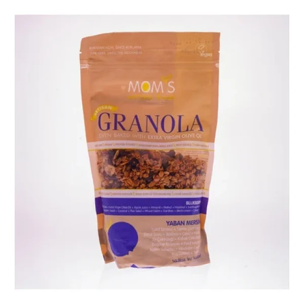 Mom 's Natural Foods 360 gr Yaban Mersini Granola - Görsel 2