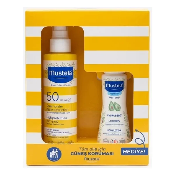 Mustela Set - Very High Protection Güneş Spreyi Spf50+ 200 Ml + Losyon 100 Ml - Görsel 3