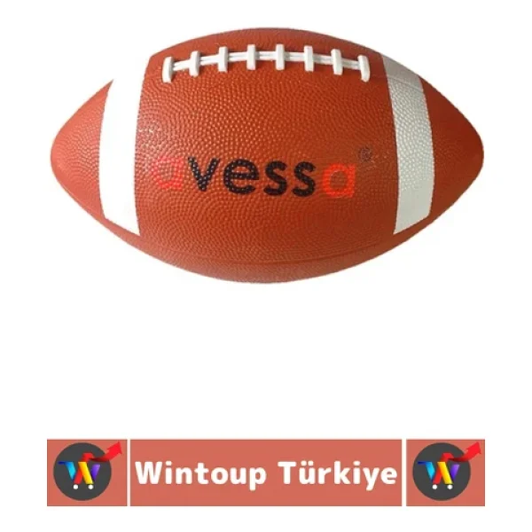 #Top Profesyonel Genç Yetişkin Maç Antreman Rugby Suya Dayanıklı Kauçuk Amerikan Futbol Topu 9 No - Görsel 2