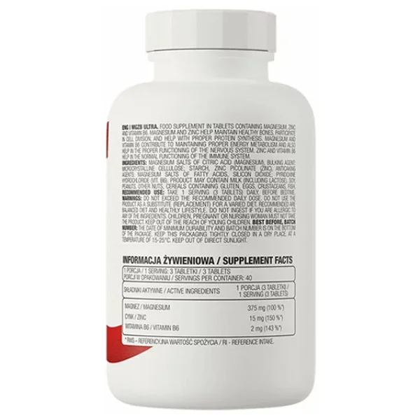Ostrovit Mgzb Ultra 120 Tablet Zma-Zinc-B6 - Görsel 5
