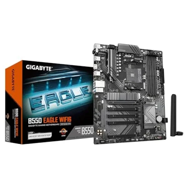 Gigabyte B550 Eagle WIFI6 AMD AM4 DDR4 ATX Anakart - Görsel 5