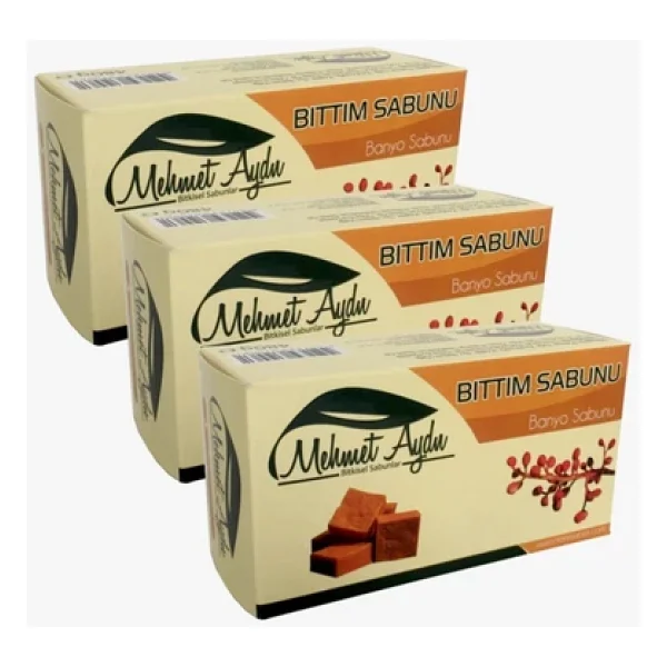 Mehmet Aydın Doğal 4x120 gr 3 Adet Bıttım Sabunu - Görsel 3