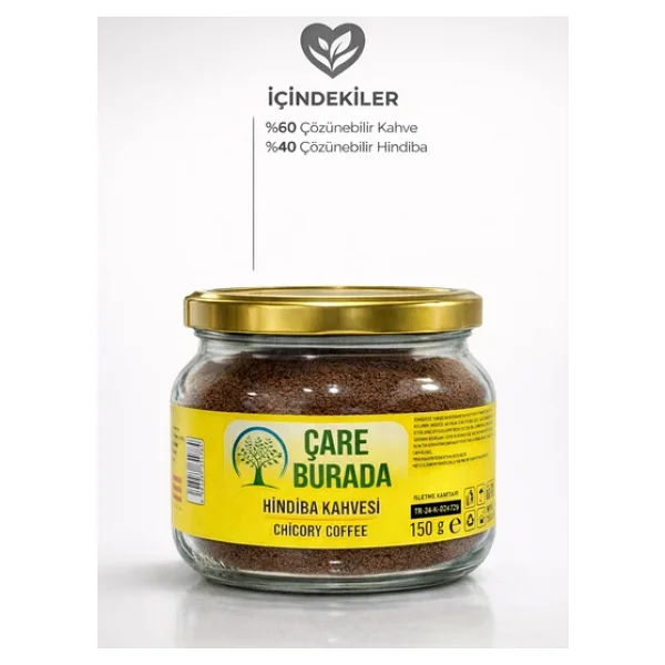 ÇareBurada Hindiba Kahvesi 150 g - Yumuşak İçim & Dengeli Aroma - Görsel 5