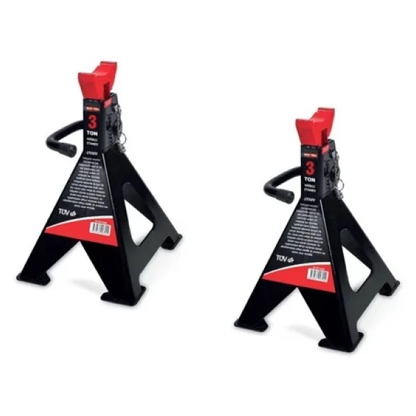 Bay-Tec MK0490 3 Ton 2'li Sehpalı Ayaklı Kriko Standı - Görsel 3