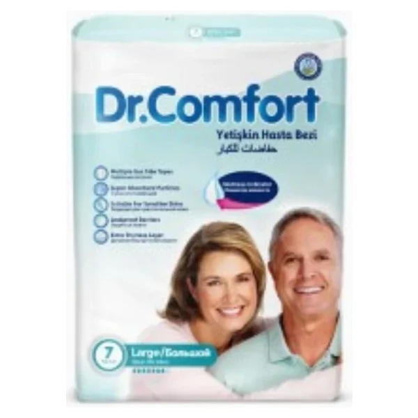 Dr.Comfort Belbantlı Büyük Boy L 7'li Hasta Bezi - Görsel 2