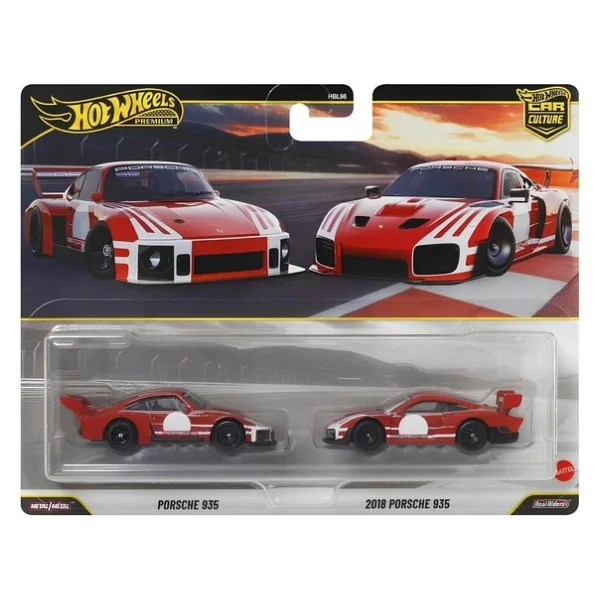 Hot Wheels Premium Car Culture Porsche 935 ve 2018 Porsche 935 2'li Araba Seti HBL96-JHW51 - Görsel 8
