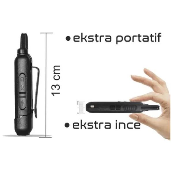 İfreqtech Ap-100 Pmr El Telsizi Tekli Set Şarjlı Uzun Menzil Telsiz - Görsel 5