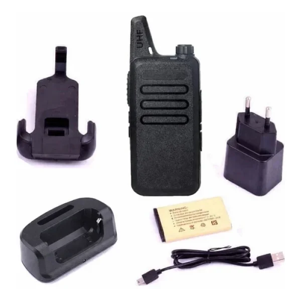 İfreqtech Ap-100 Pmr El Telsizi Tekli Set Şarjlı Uzun Menzil Telsiz - Görsel 4