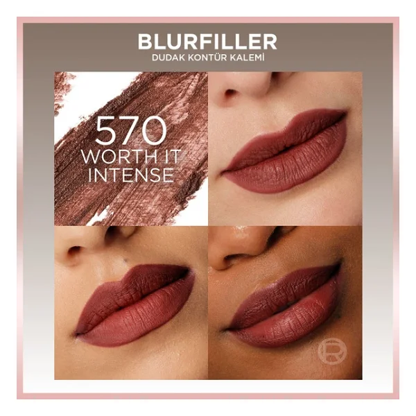 L'Oreal Paris Blurfiller 570 Worth It Intense Dudak Kalemi - Görsel 4