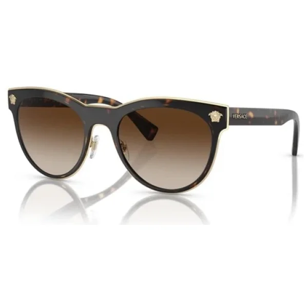 Versace Medusa Charm VE2198 125213 Havana-Dark Brown Kadın Güneş Gözlüğü - Görsel 4