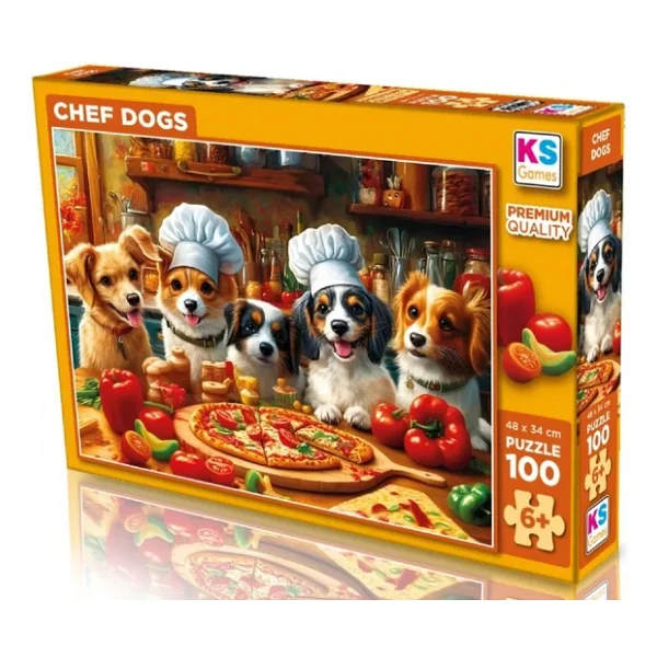 KS Games Aşçı Köpekler 100 Parça Puzzle 31501 - Görsel 2