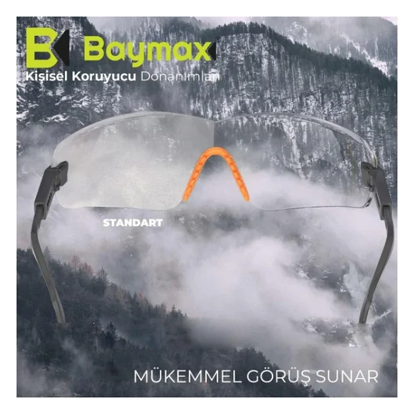 Baymax S-300 Spor İş Güvenlik Gözlüğü - Görsel 5