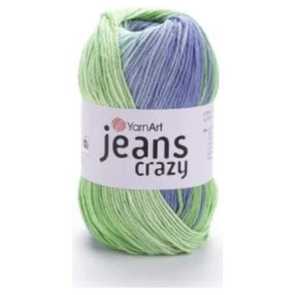 Yarnart Jeans Crazy - Ebruli El Örgü Ipi Ebruli-8208 - Görsel 3