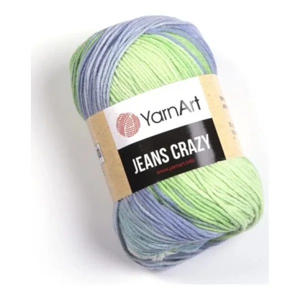 Yarnart Jeans Crazy - Ebruli El Örgü Ipi Ebruli-8208 - Görsel 5