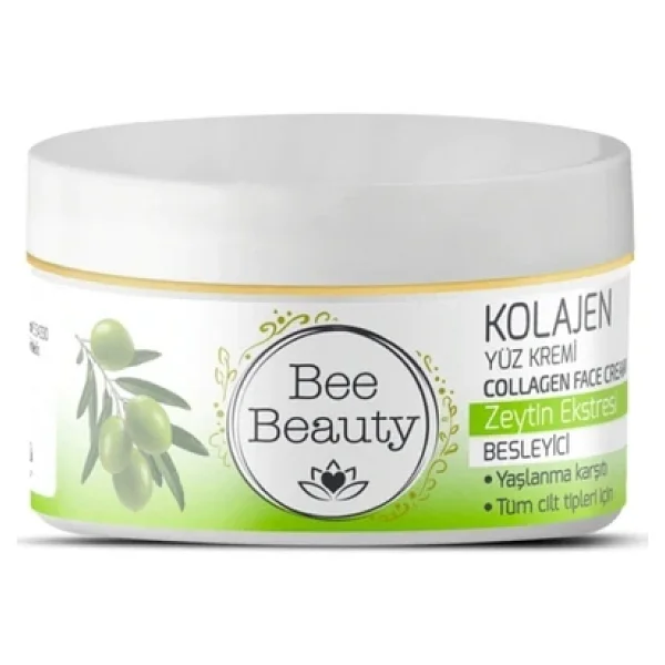 Bee Beauty Zeytin Ekstresi Kolajen Yüz Kremi 50 ml - Görsel 3