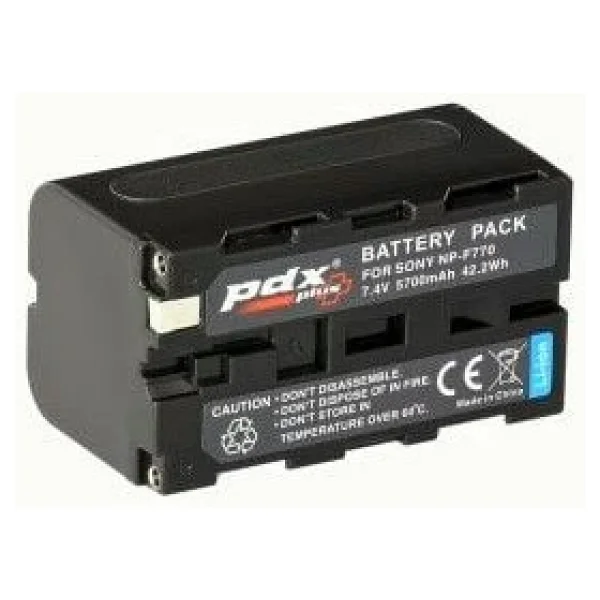 Pdx Np-F770 5700 mAh Sony Fotoğraf Makinesi Bataryası - Görsel 4