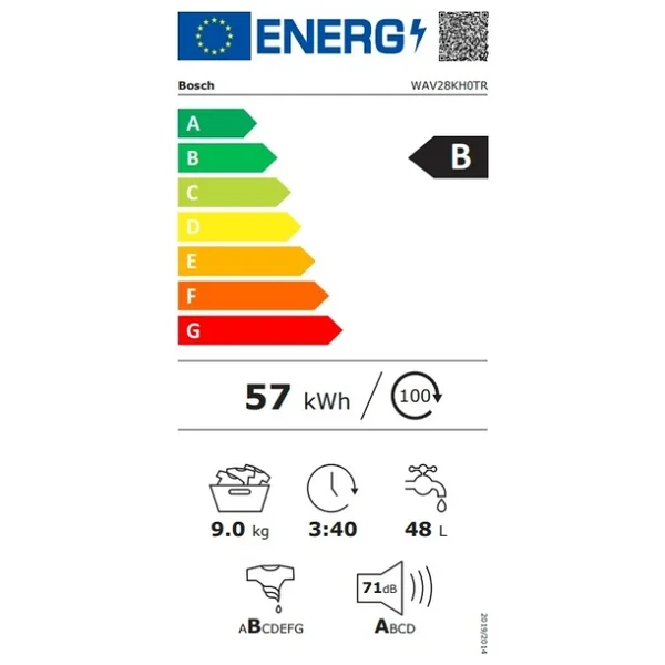 Bosch WAV28KH0TR 1400 Devir 9 kg Çamaşır Makinesi - Görsel 6