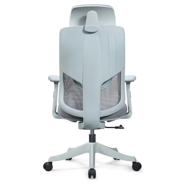 Ofisbazaar Atlas Premium Ergonomik Fileli Yönetici Koltuğu Başlıklı Ofis Ve Çalışma Koltuğu Gri - Görsel 4