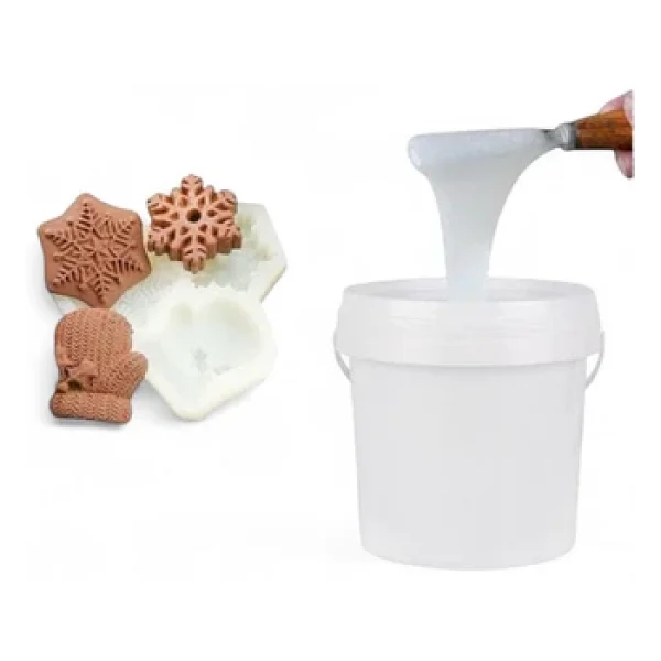 stonechem Yüksek Kalite 1. Sınıf RTV 2 Kalıp Silikonu 5 KG YARI ŞEFFAF 5 SHORE - Görsel 5
