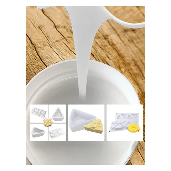 stonechem Yüksek Kalite 1. Sınıf RTV 2 Kalıp Silikonu 5 KG YARI ŞEFFAF 5 SHORE - Görsel 3