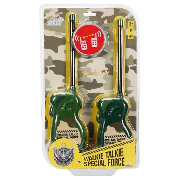 Askeri Casus Telsiz Seti 25 cm Esnek Antenli Komando Walkie Talkie - Görsel 2