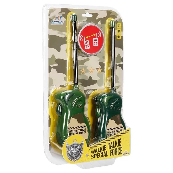 Askeri Casus Telsiz Seti 25 cm Esnek Antenli Komando Walkie Talkie - Görsel 3