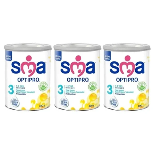 SMA Optipro 3 Probiyotik Devam Sütü 400 gr 3 Adet - Görsel 2