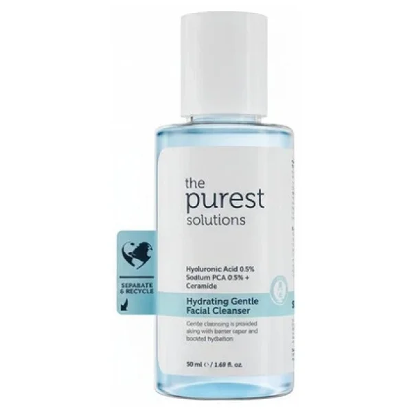 The Purest Solutions Kuru ve Karma Ciltler Için Nemlendirici ve Bariyer Onarıcı Hyalüronik Asit Yüz Temizleme Jeli, Seyahat Boy 50 ml - Option-1 - Görsel 6