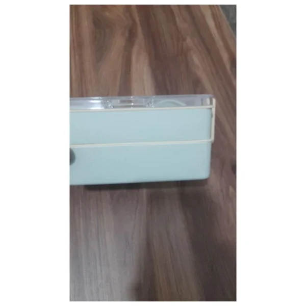 Relaxion 600 ML Lunch Box 2 Katlı Yemek Kutusu Çatal Kaşıklı Yeşil Beslenme Kutusu BPA İÇERMEZ - Görsel 4