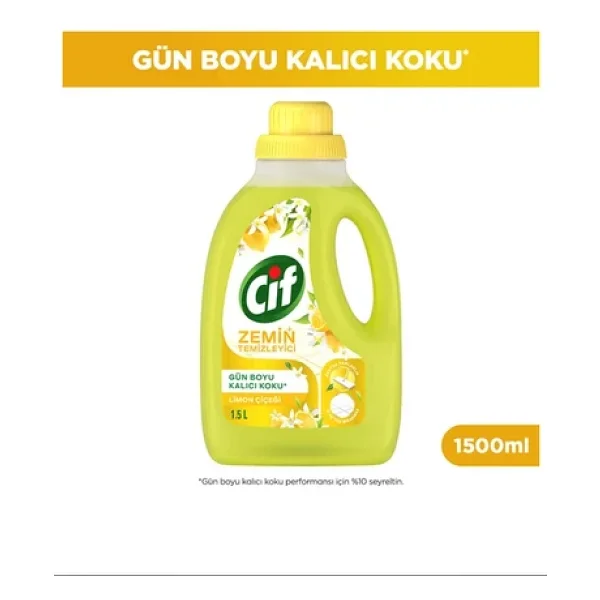 Cif Limon Çiçeği Yüzey Temizleyici 1.5 lt - Görsel 4