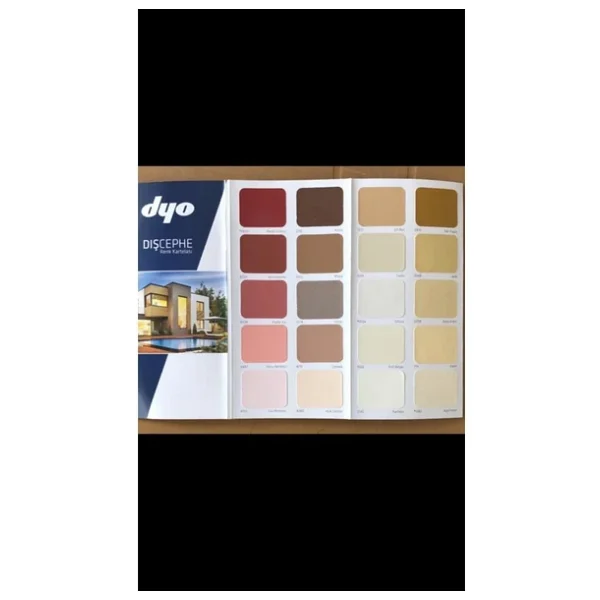 Dyo Beşyıldız Silikonlu Dış Cephe Duvar Boyası Salda Kumu 20 Kg (15Lt) 10Kg (7.5Lt) 3,5Kg (2,5Lt) - Görsel 2